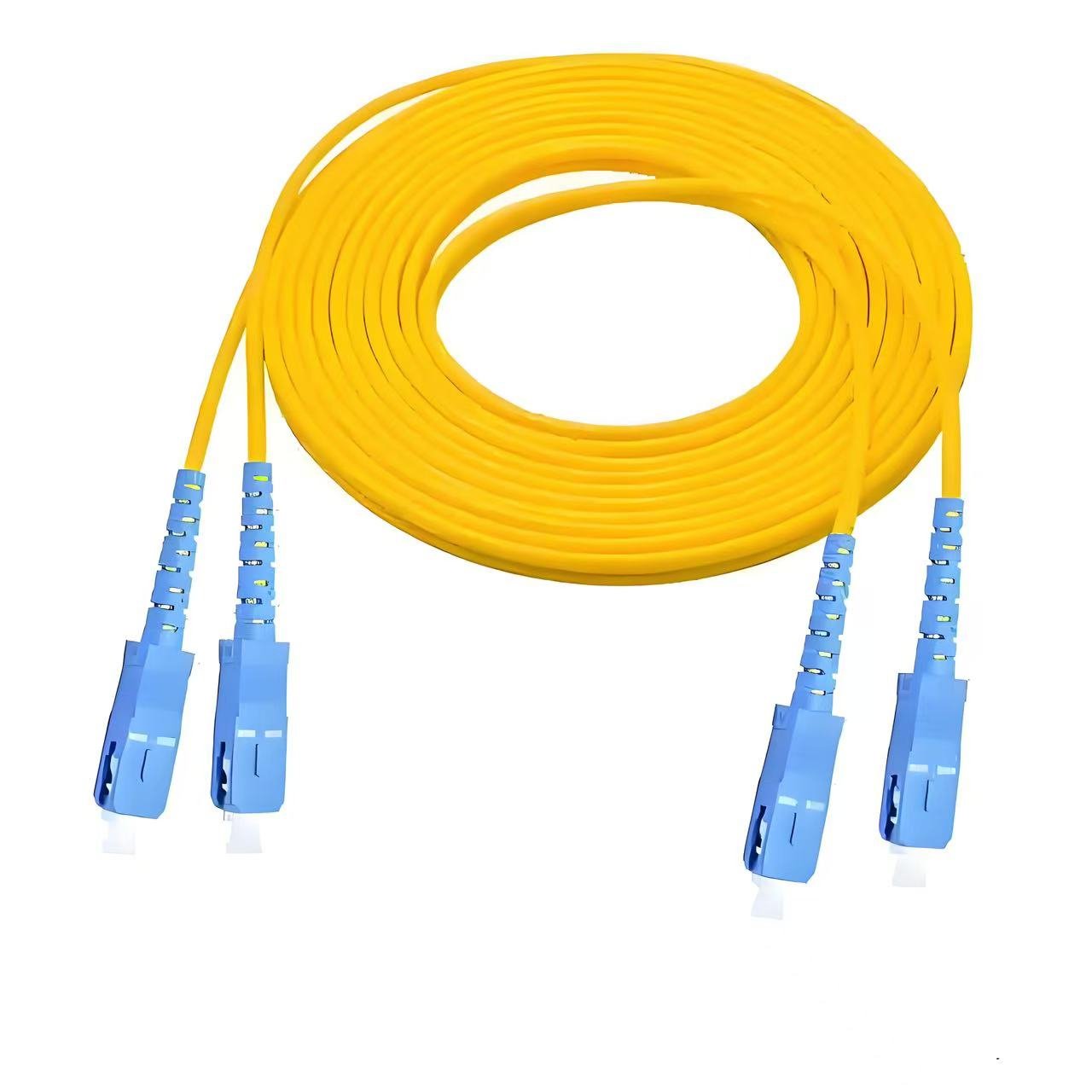 single_mode_dual_core_optical_jumper_sc_carrier_grade_pigtail_cable1734945528 Fiber Patchcord Sc/upc Sm Duplex Dual Core Optical Cable 5M - Image 1